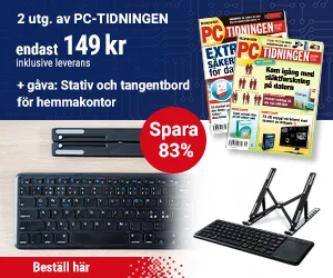 PC Tidningen + Stativ och tangentbord