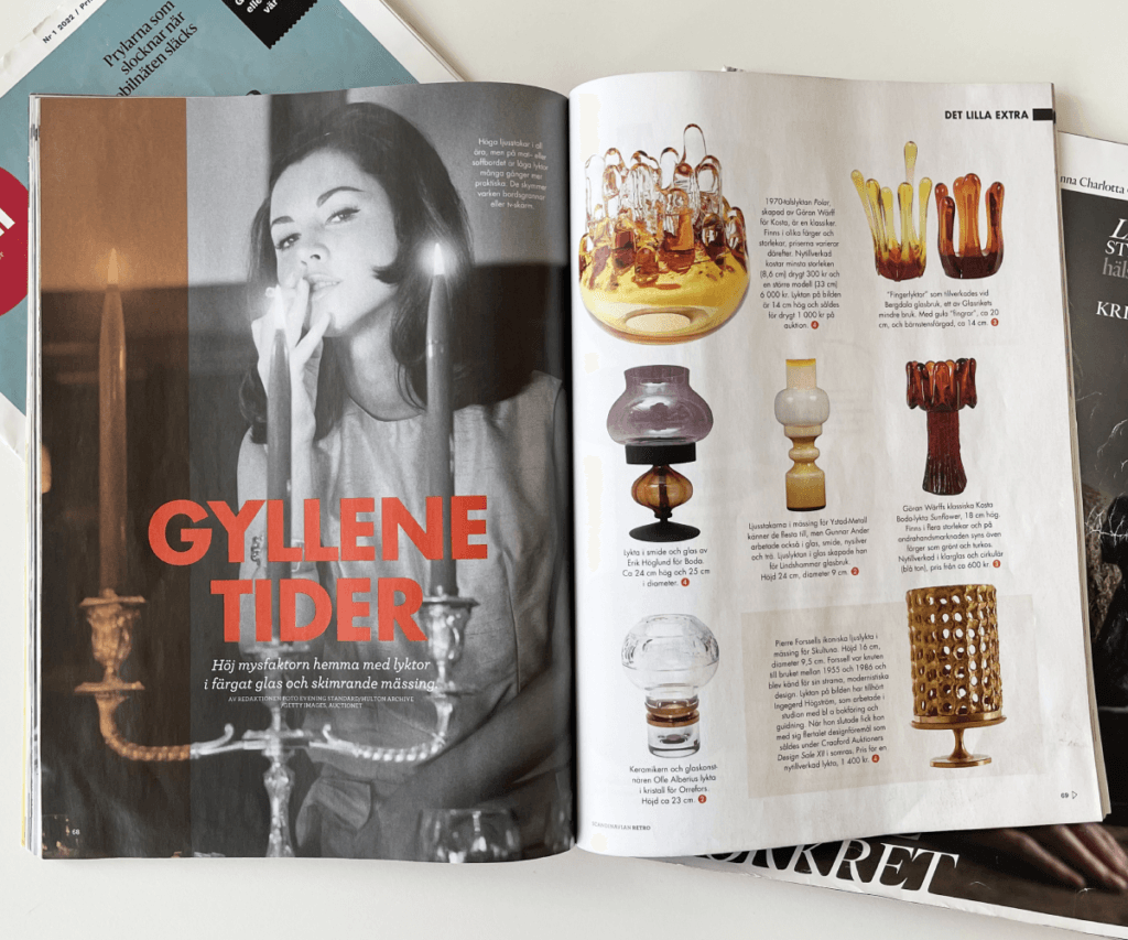 Scandinavian Retro uppslag