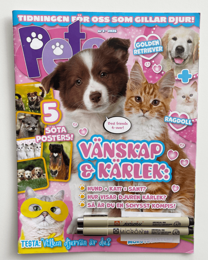 Pets omslag
