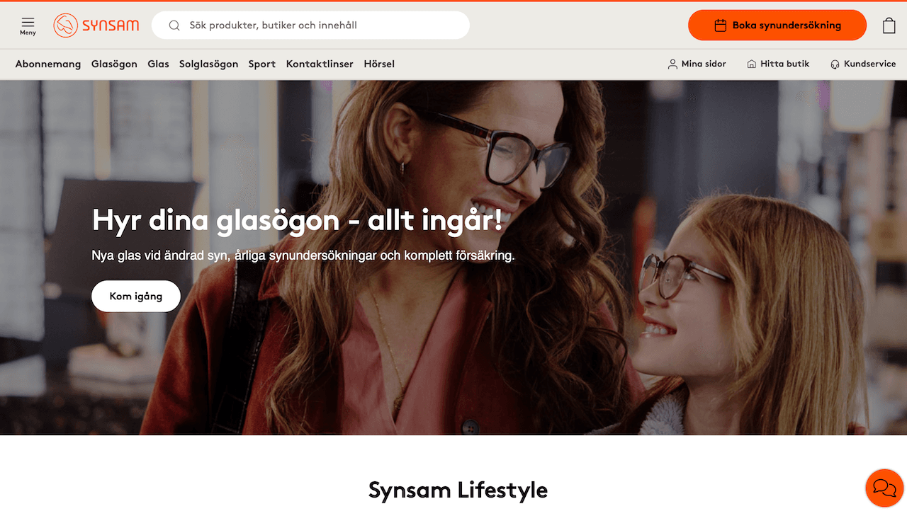 Synsam prenumeration